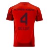 Officiële Voetbalshirt FC Bayern München Matthijs de Ligt 4 Thuis 2024-25 - Heren